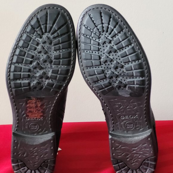 BRAND NEW, GEOX JAYLON LEATHER LACE UP BOOTS, SIZE 8!!! - Picture 7 of 9